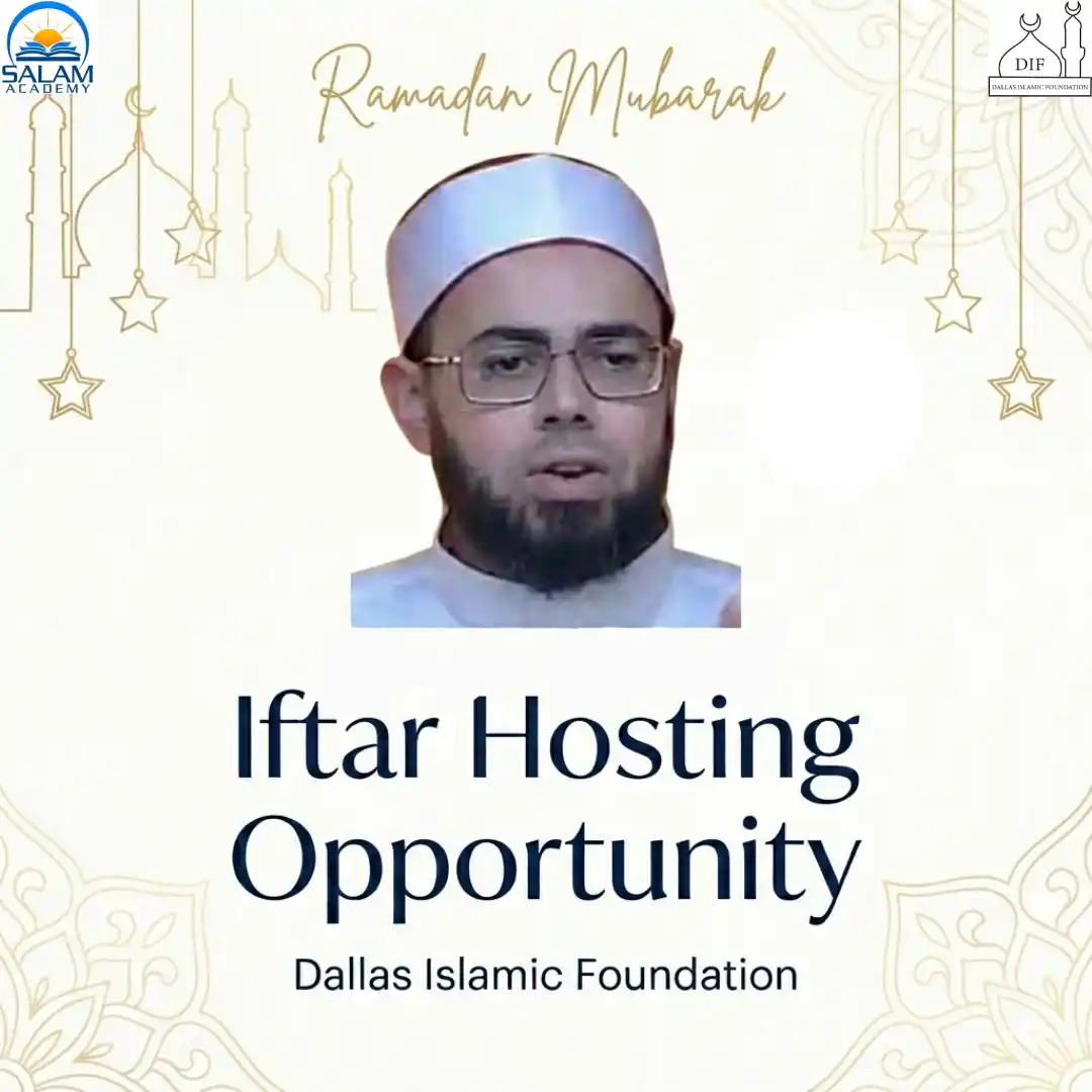 Iftar Hosting Opportunity